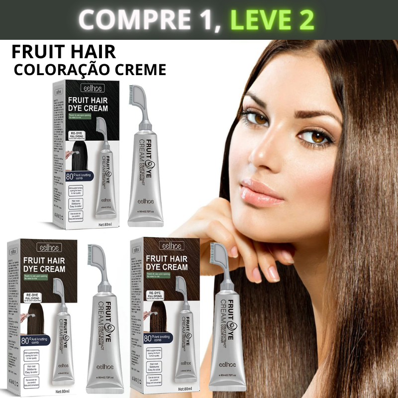 Tintura de Cabelo Vegetal - Fruit Hair [COMPRE 1 LEVE 2]