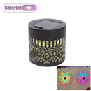 Luminária Solar Mandala com Sensor Automático